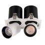 Поворотные светодиодные светильники потолочные PULL-S100x200-2x10W